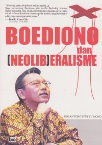 Budiono dan Neoliberalisme