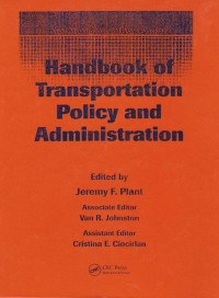 Handbook Transportation Policy and Administration