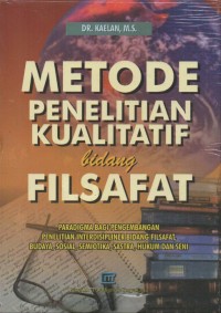 Metode Penelitian kualitatif bidang Filsafat