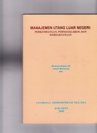 Manajemen Utang Luar Negeri