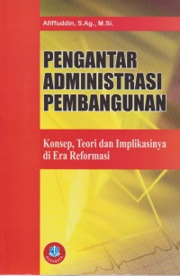 Pengantar Administrasi Pembangunan