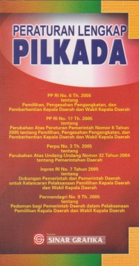 Peraturan Lengkap Pilkada