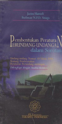 Pembentukan Peraturan Perundang-undangan