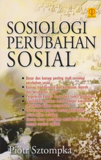 Sosiologi Perubahan Sosial