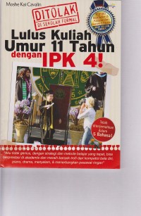 Lulus Kuliah Umur 11 Tahun dengan IPK 4!